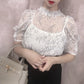 Top de renda floral(regata inclusa)