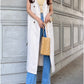 Vestido trench regata com cinto(Marfim)