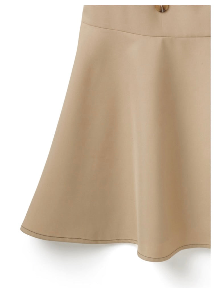 Vestido de trincheira (parte da blusa transparente)