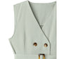 Vestido trench regata com cinto(Preto)