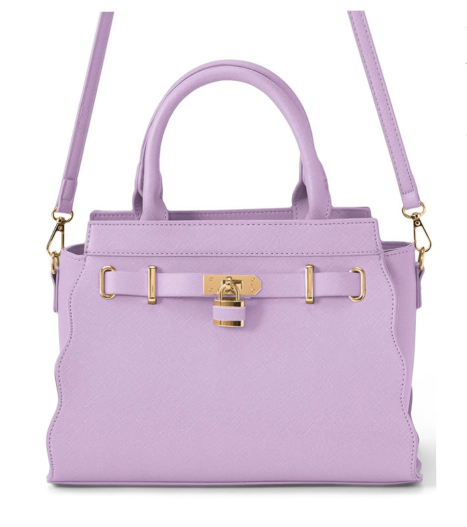 Bolsa de couro(Lilás)