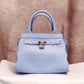 Bolsa de couro(Azul)
