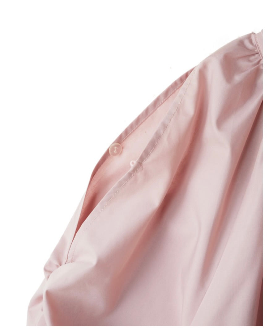 Vestido aberto no ombro com fita (4 maneiras de usar)