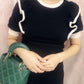 Vestido sereia com babados(Preto)