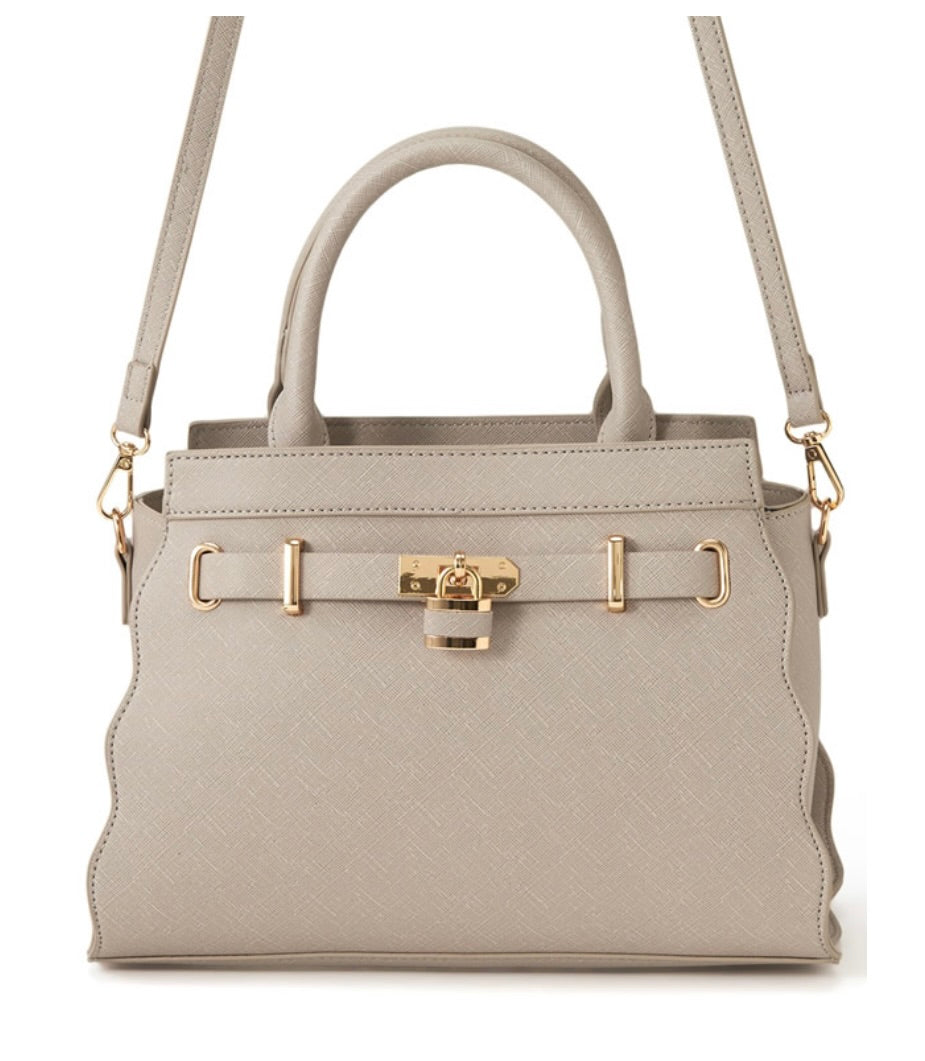 Bolsa de couro(Bege)