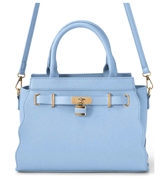 Bolsa de couro(Azul)