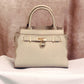 Bolsa de couro(Bege)