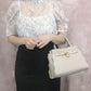 Bolsa de couro(Bege)