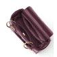 Bolsa quadrada e acolchoada(Verde)