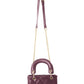 Bolsa quadrada e acolchoada(Verde)