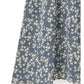 Vestido com estampa florida(Azul)
